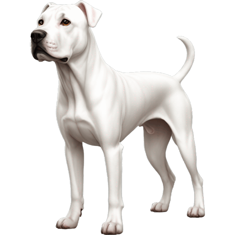 Dogo Argentino Dog Breed Full Body emoji