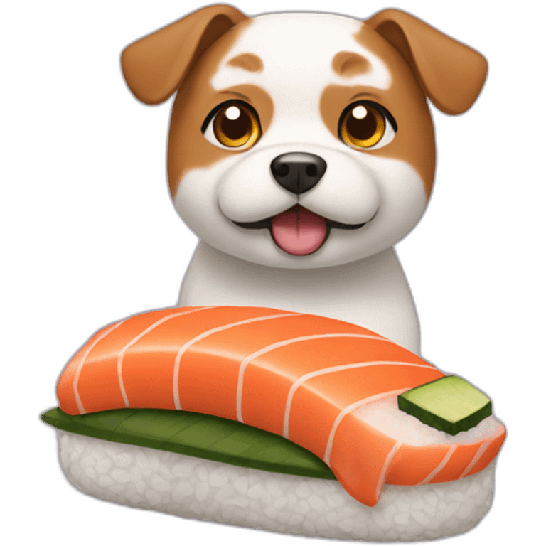 Sushi dog emoji