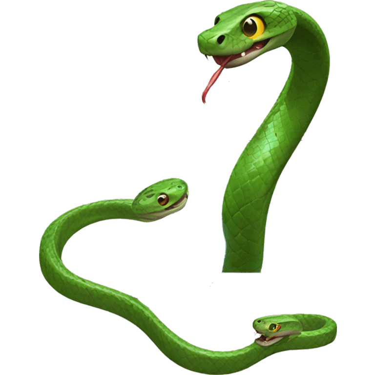 an snake with laptop emoji