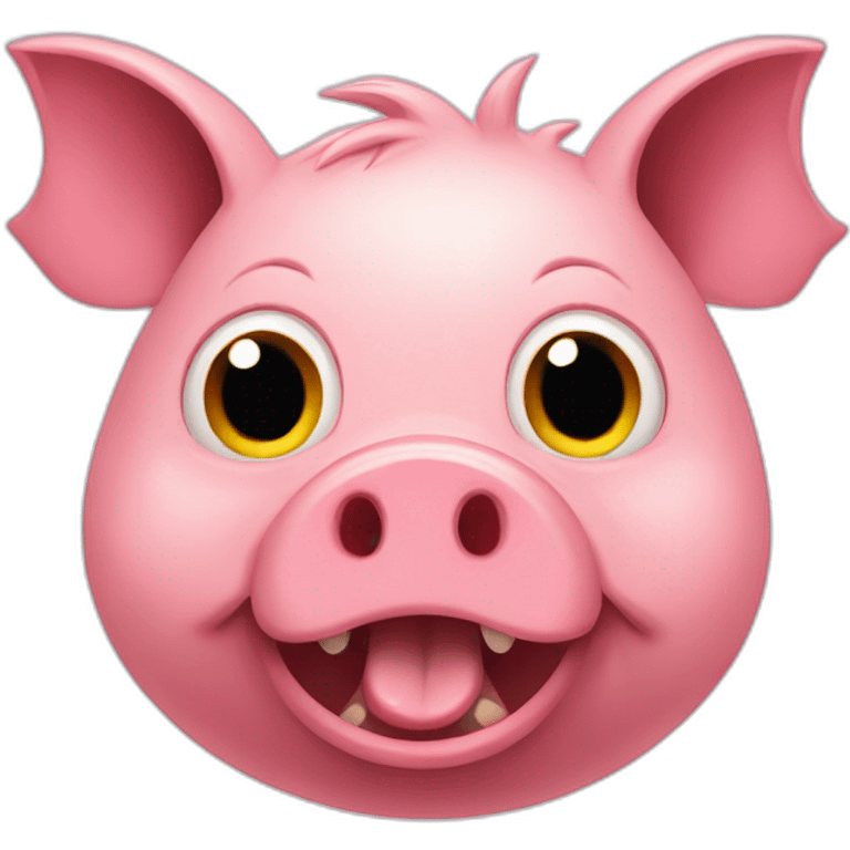 Pig win monster emoji