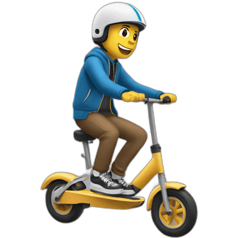 Trottinette freestyle emoji