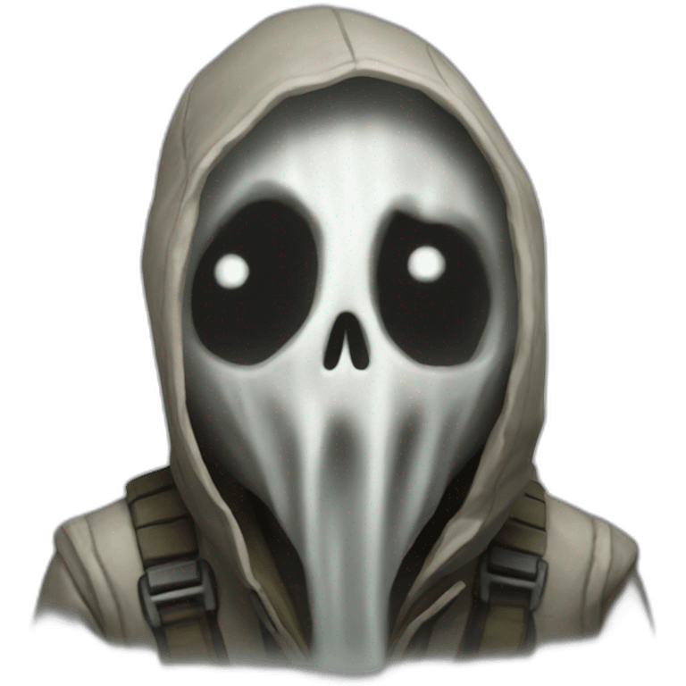 Ghost from COD emoji