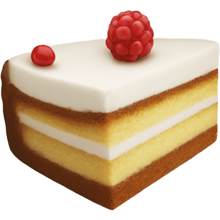 slice cake white emoji