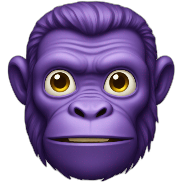 purple ape greeting emoji