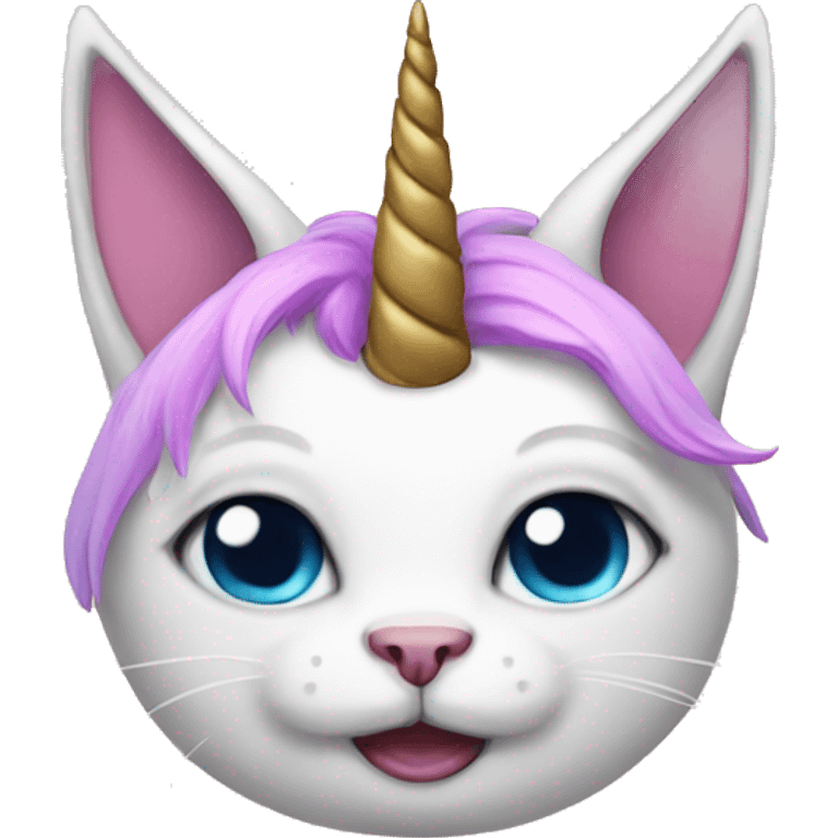 Unicorn cat emoji