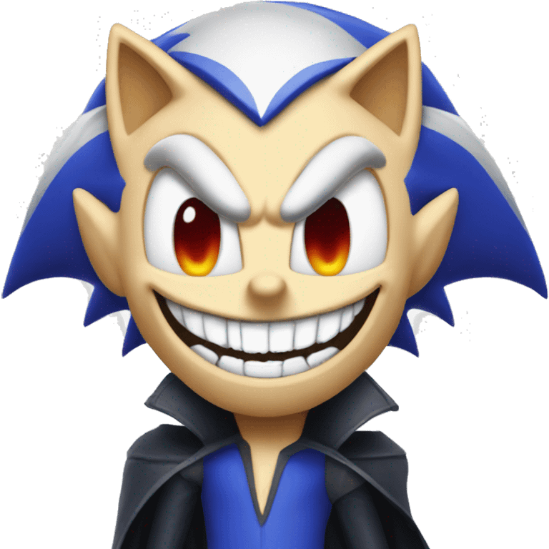 Sonic as a vampire  emoji