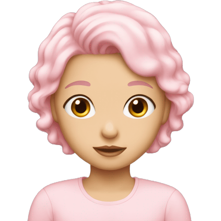 soft pink girl emoji