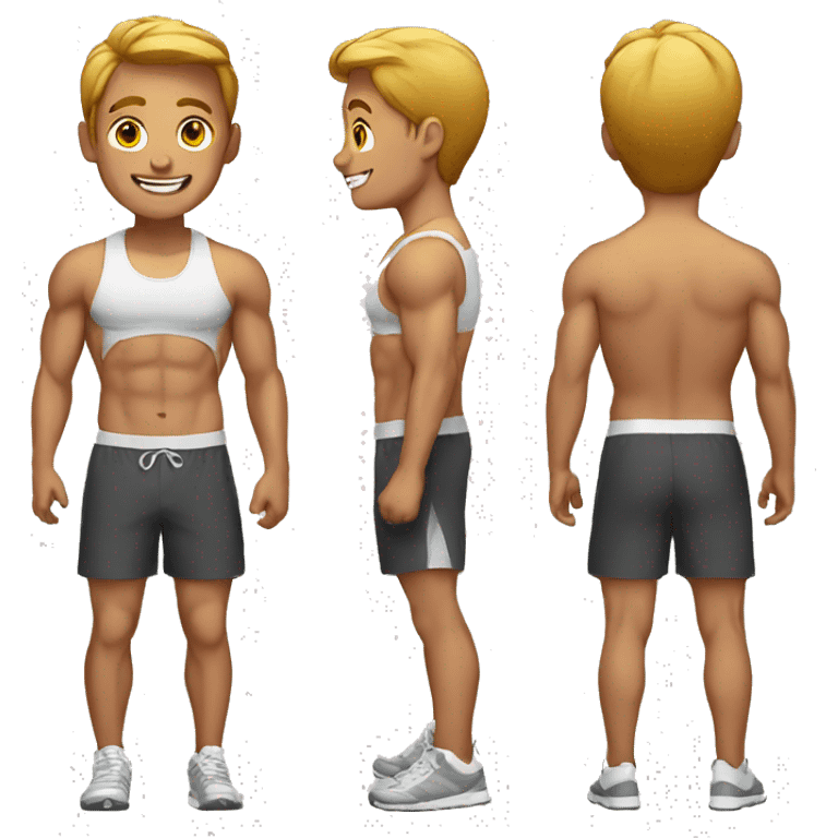 fitness boy emoji