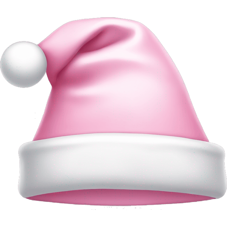 light pink santa hat emoji