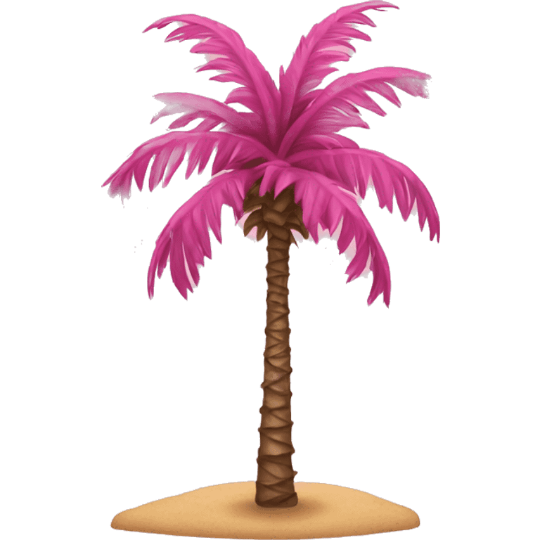  pink California palm tree  emoji