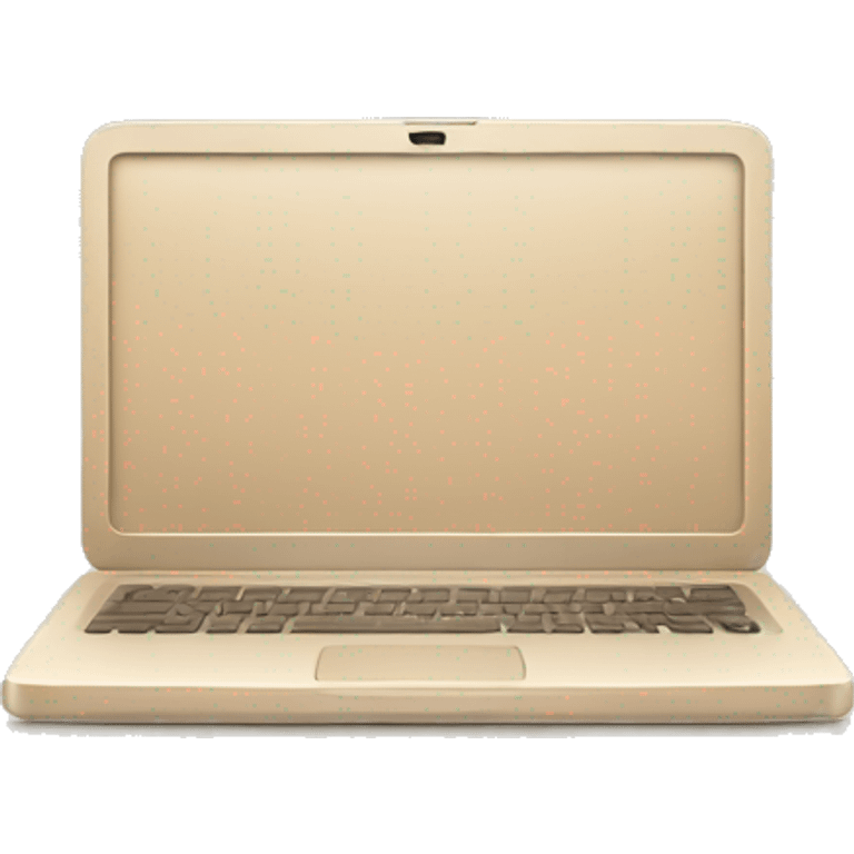 beige laptop emoji