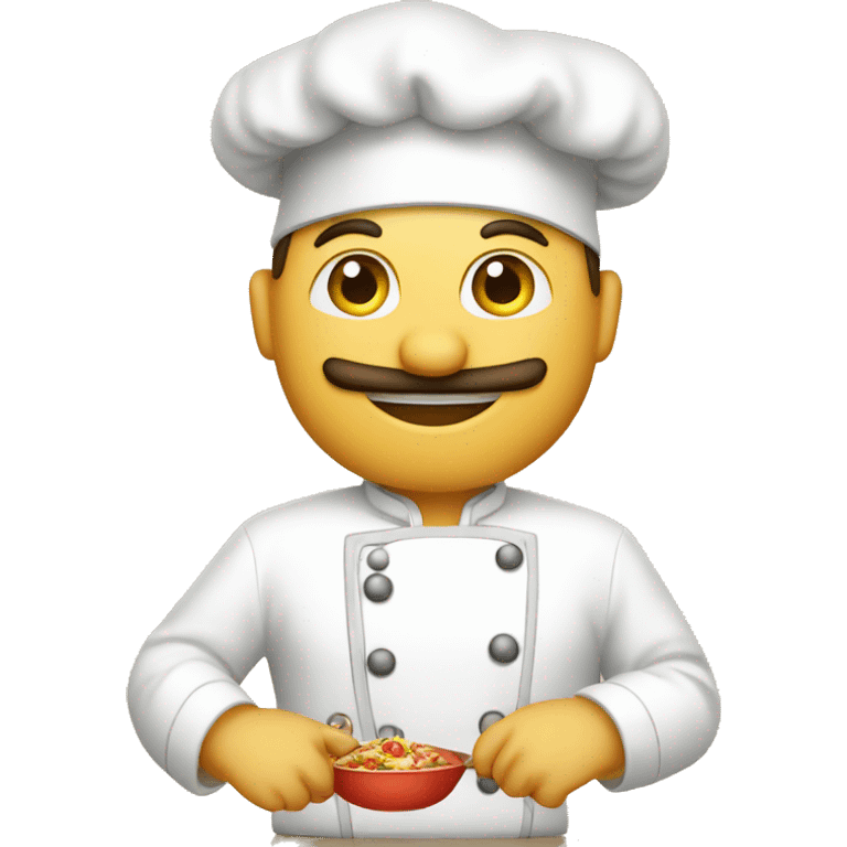 italian chef who is proud of what he has cooked emoji