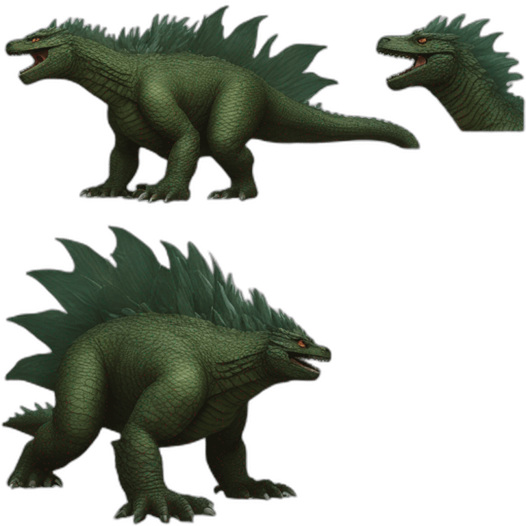 Godzilla (proportional)calm (realistic) (Godzilla King of the Monsters, 2019) emoji