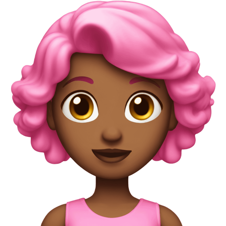 Pink Pilates princess emoji