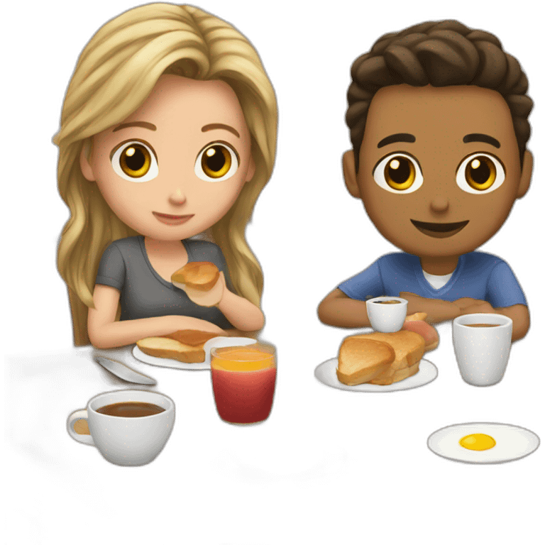 Friends breakfast  emoji