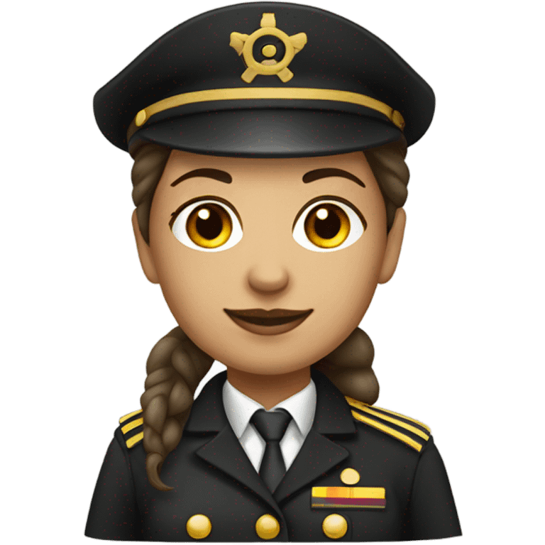 Ship Captain Woman german Skin  emoji