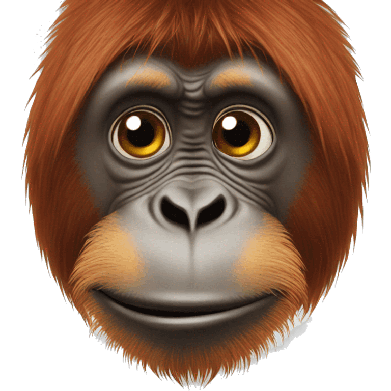 Orangutan love eyes emoji