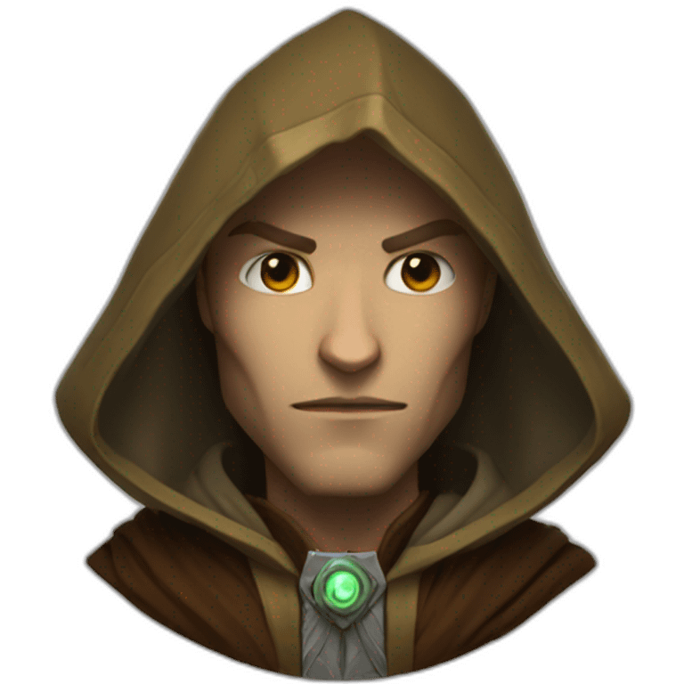 hooded jedi in world of warcraft emoji