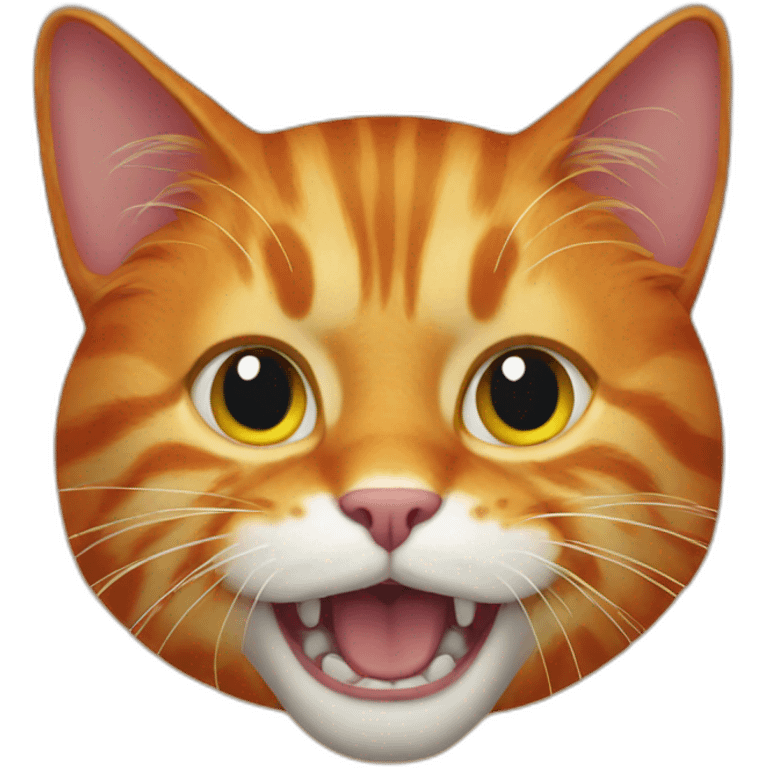 insane ginger cat emoji