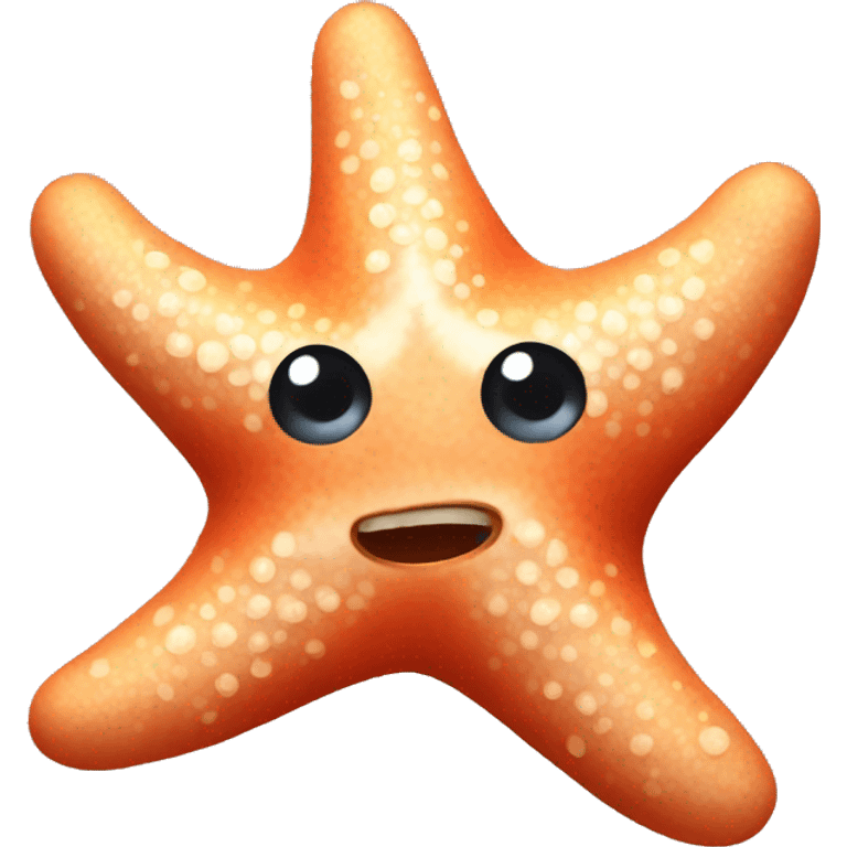 Drunk starfish emoji