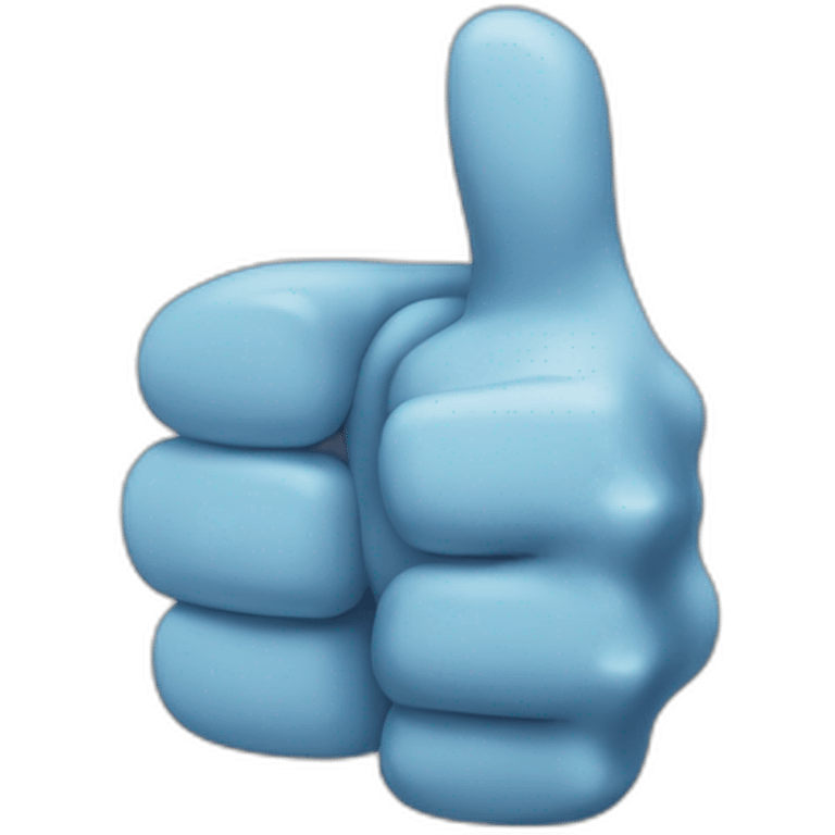 thumbs up with three thumbs emoji