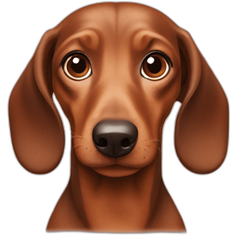 Dachshund named „Jette“ emoji