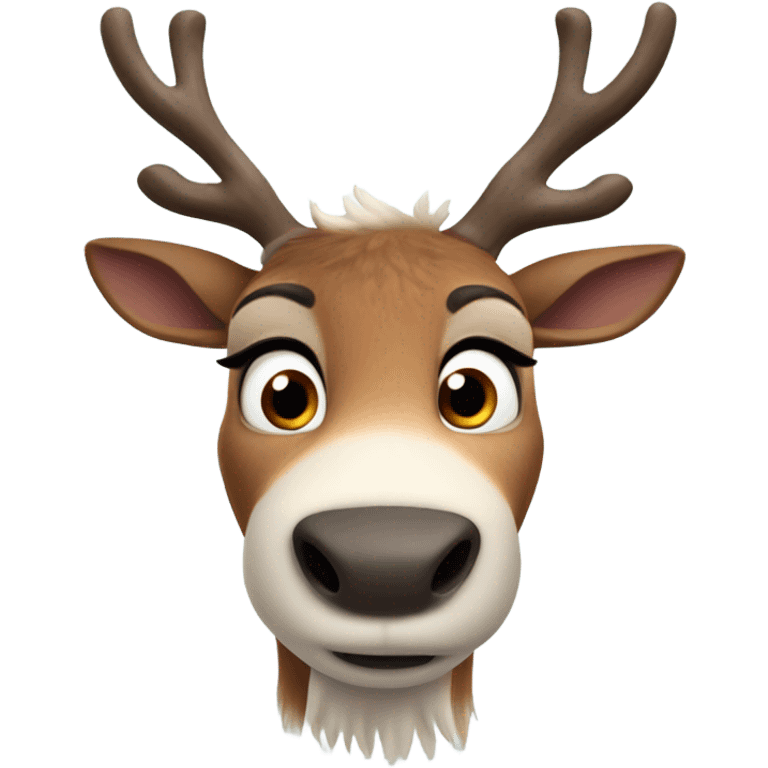 Disney frozen reindeer emoji