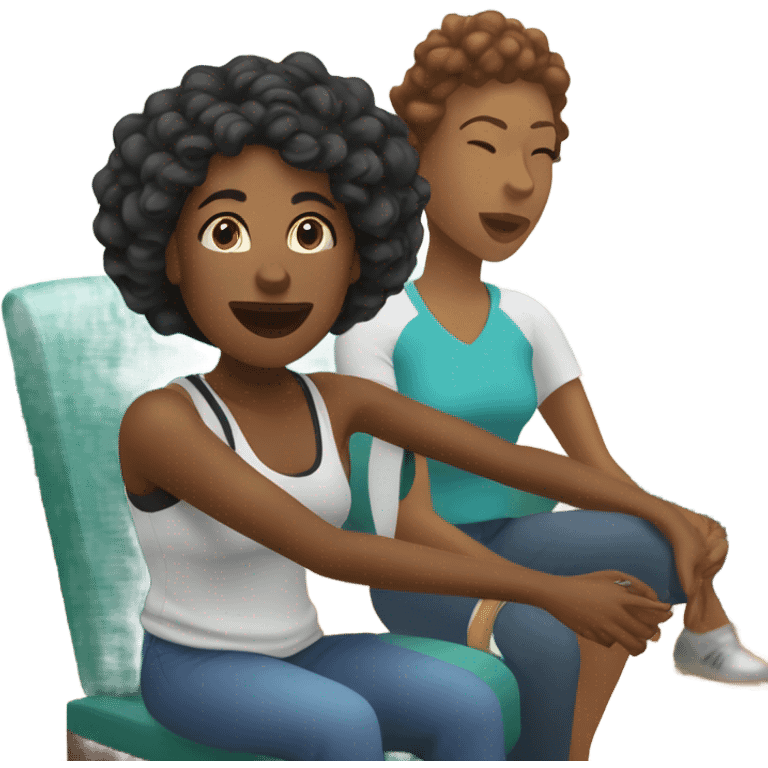 Black woman recreational therapist  emoji