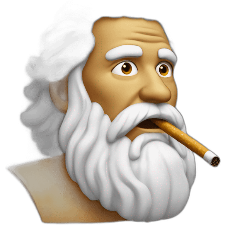 zeus smoking emoji