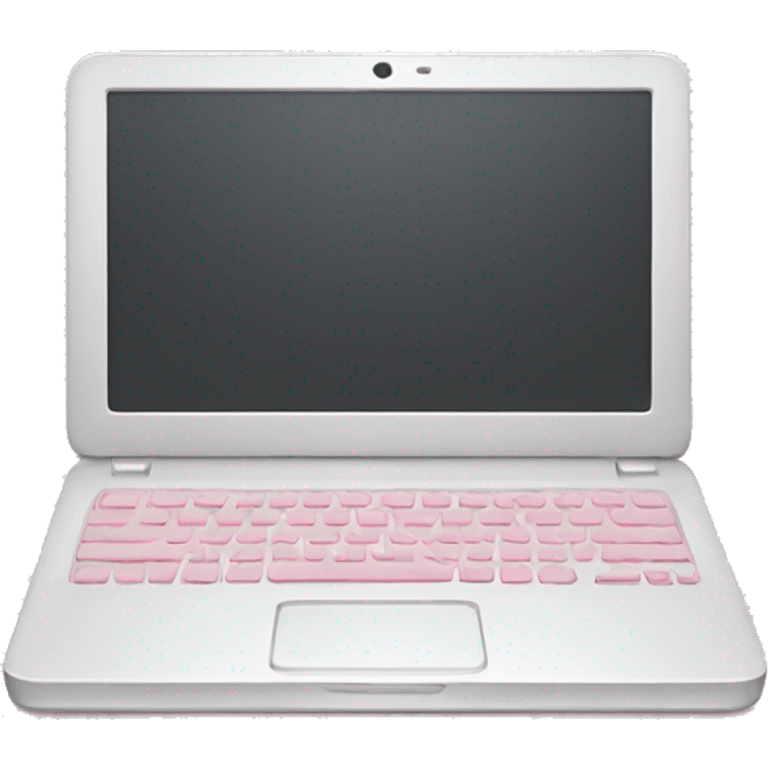 Light pink laptop emoji