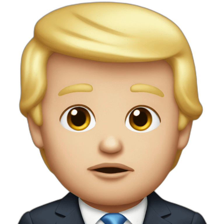 donald trump as baby emoji