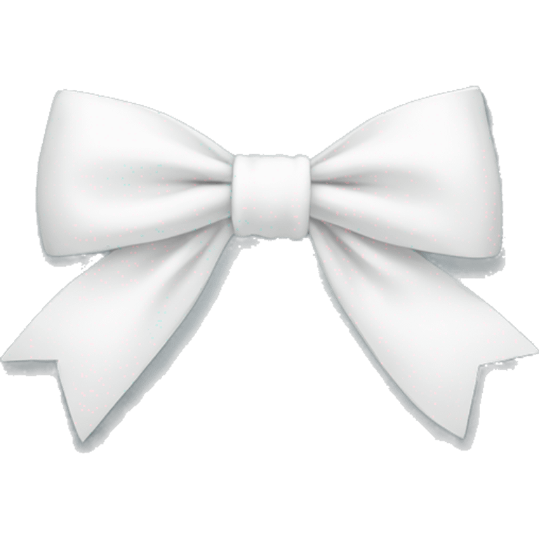 White bow emoji