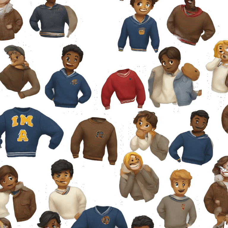 College sweaters  emoji