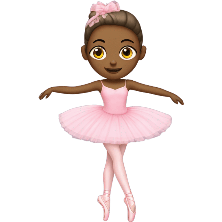 Pink ballerina emoji