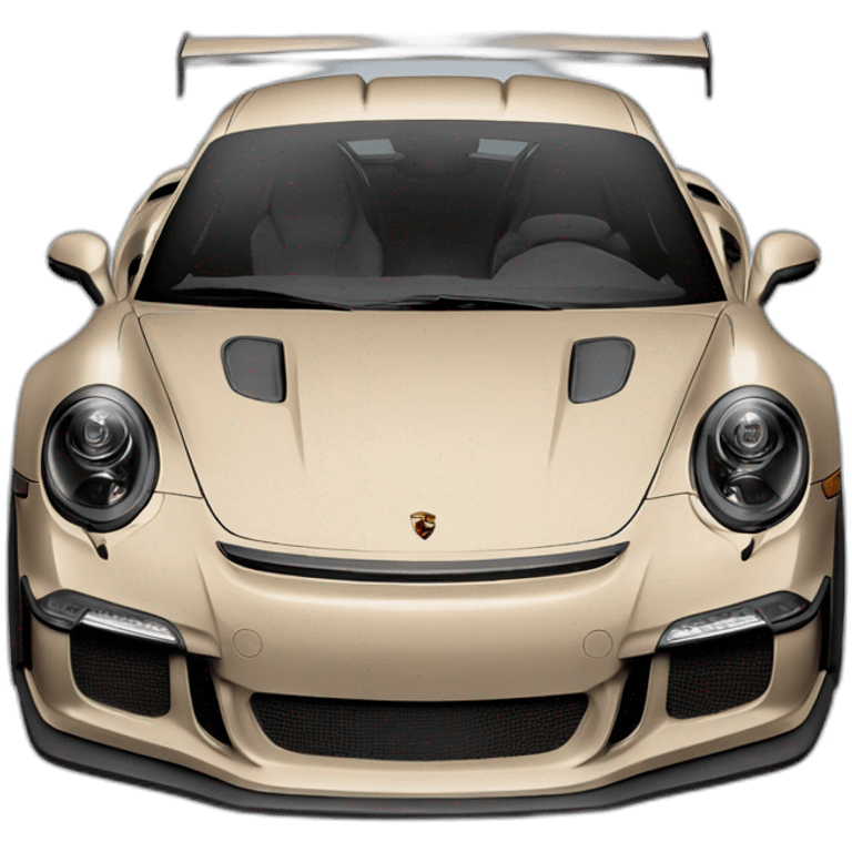 Porsche 911 gt3 rs beige emoji