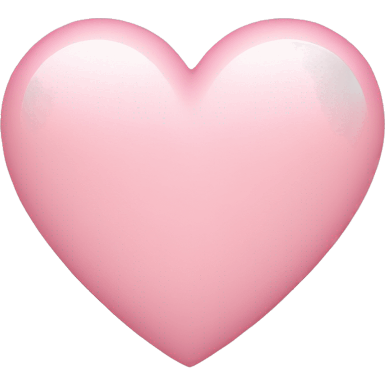 Light pink heart  emoji