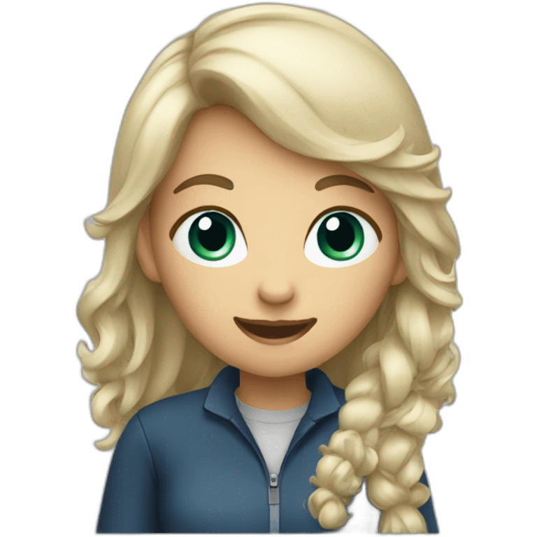 Girl on call emoji