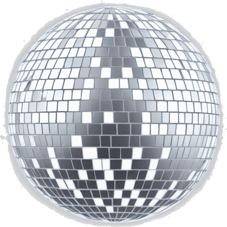 White disco ball emoji