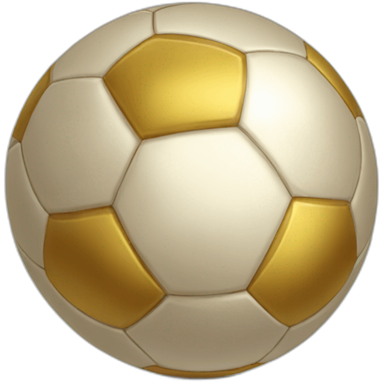 golden soccer ball emoji