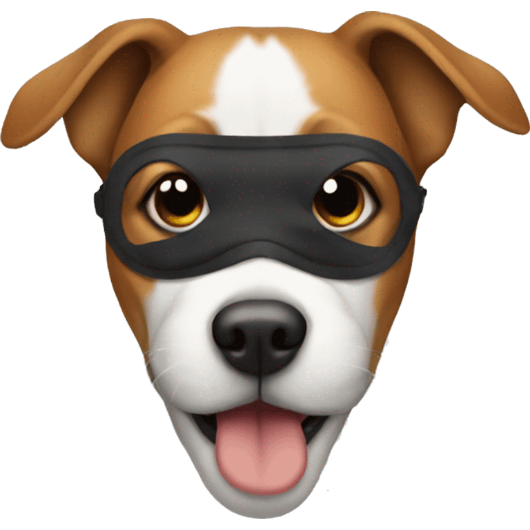 Dog wearing a mask  emoji