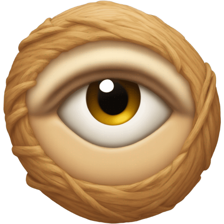 Eye as a wood without owner emoji