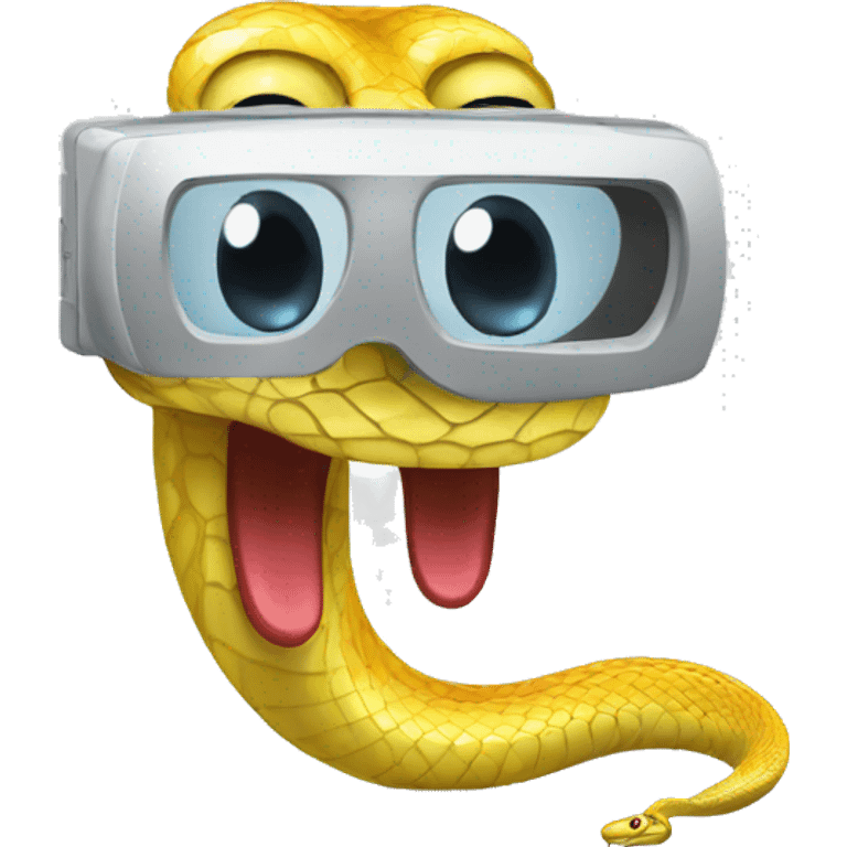 funny python controlling a Vector network analyzer emoji