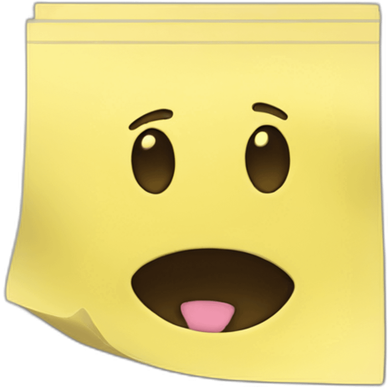 sticky note emoji