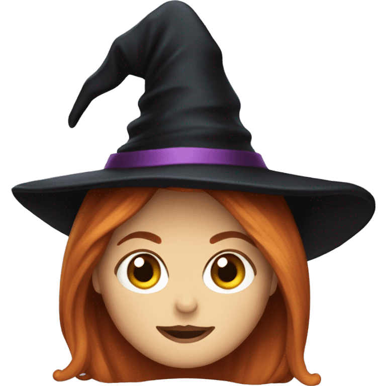 Isla Fisher witch hat emoji