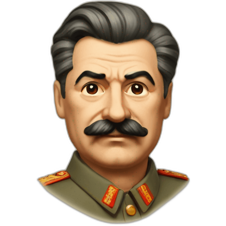 Stalin shows a heart emoji