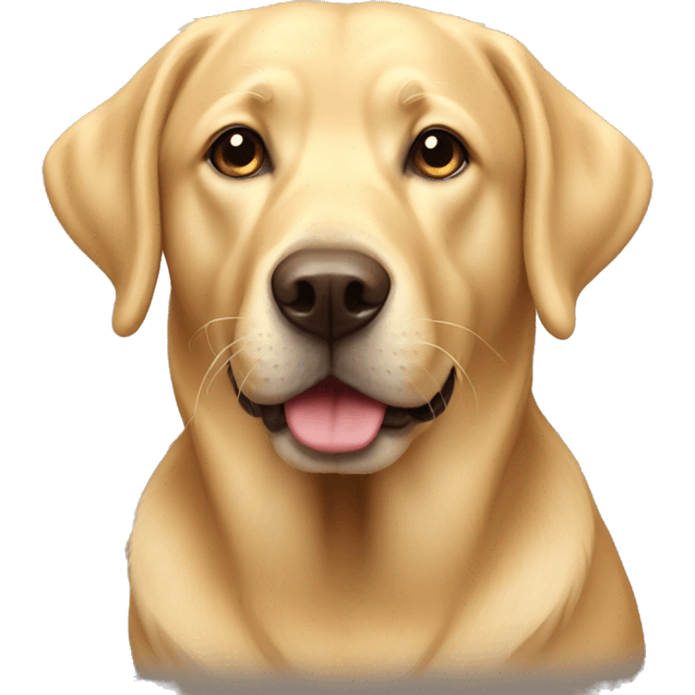 Golden lab emoji