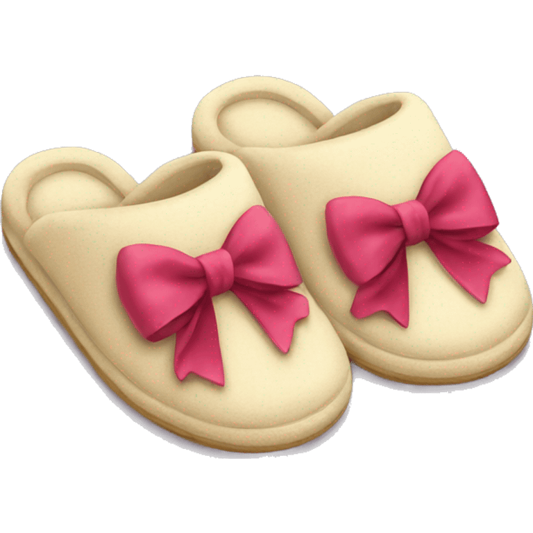 slippers with a bow  emoji