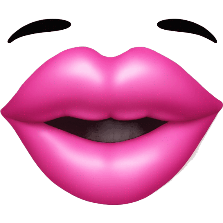 pink kiss emoji