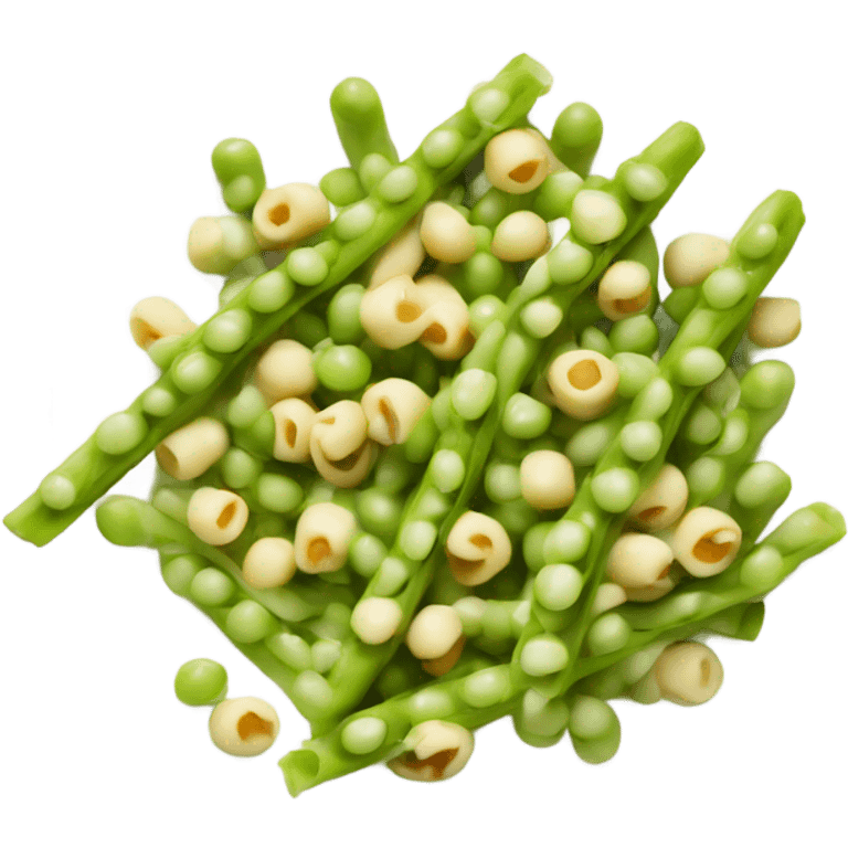 Bucatini with some peas emoji