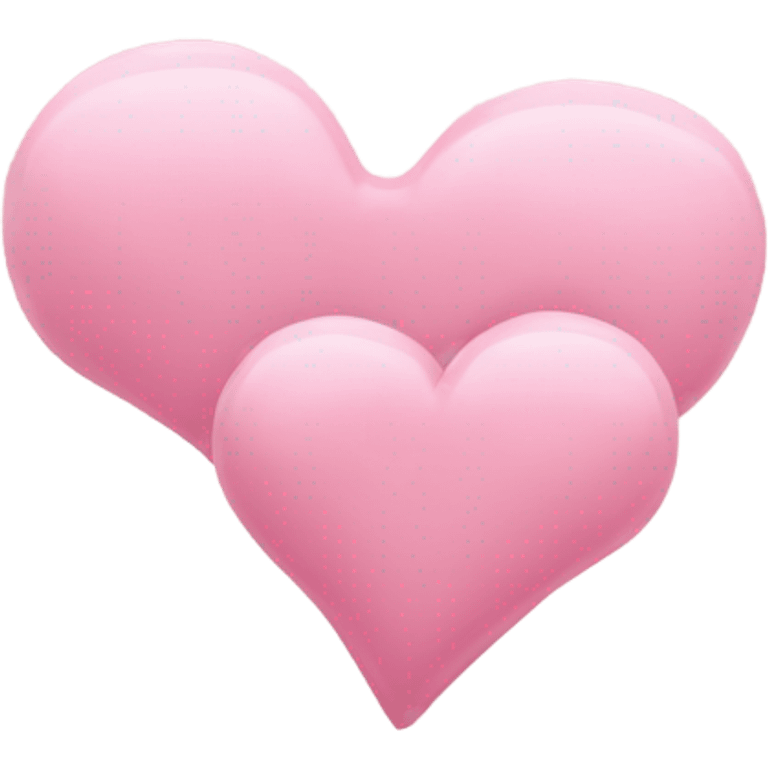 pastel Pink double hearts emoji